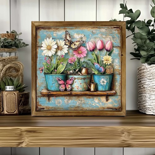 Vintage farmhouse spring - farmhouse,
